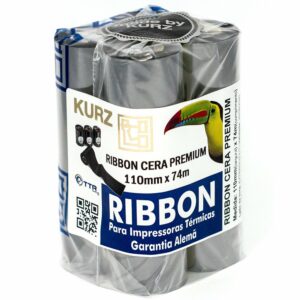 Ribbon cera Premium para impressora térmica