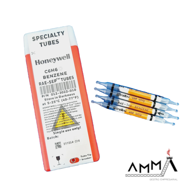 Tubo Detector de Gás Benxeno 012-3022-010 Honeywell