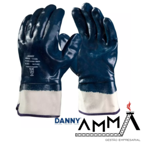 Luva Nitrílica DA-SN176 Novatril Punho de Segurança