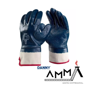 Luva Nitrílica DA-SN296 Novatril Plus Punho de Segurança