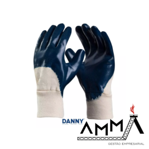 Luva Nitrílica com Algodão DA25500 LightFlex 3/4