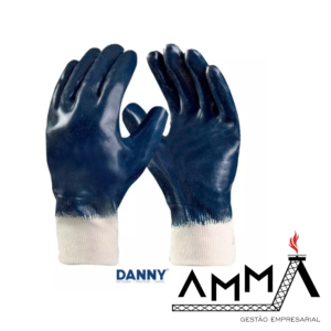 Luva Nitrílica com Algodão DASN786 Novadex Total