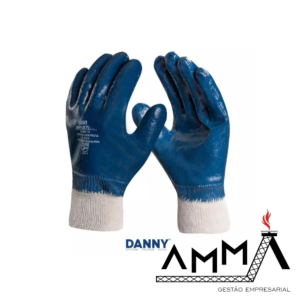 Luva Nitrílica com Punho de Malha DA26602 LightFlex Total