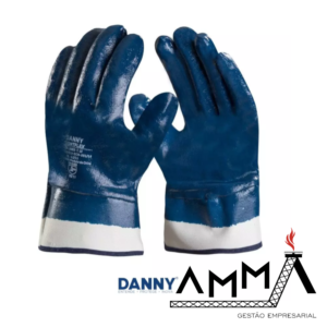 Luva de Segurança Nitrílica DA26805 Lightflex Punho de Segurança