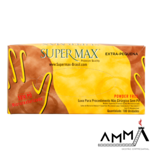 Luva de Procedimento Látex Powder Free SUPERMAX