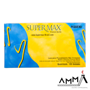 Luva de Procedimento Látex com Pó SUPERMAX